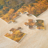 Meteora Greece in Herfst Oranje Leaves Cliffs Legpuzzel (Zijkant)