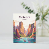 Meteora, Griekenland Briefkaart (Staand voorkant)
