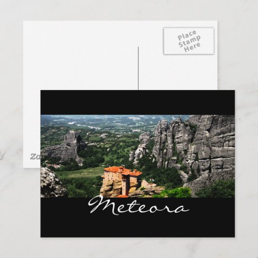 Meteora Griekenland Briefkaart (Voorkant / Achterkant)