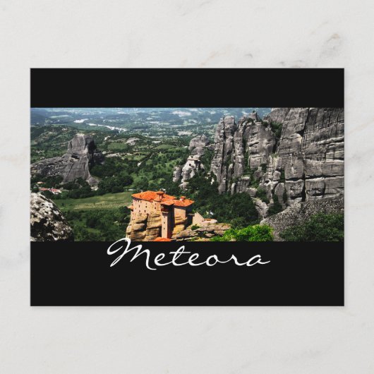 Meteora Griekenland Briefkaart (Voorkant)