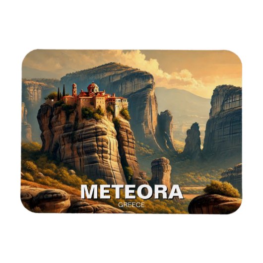 Meteora Griekenland Magneet (Horizontaal)
