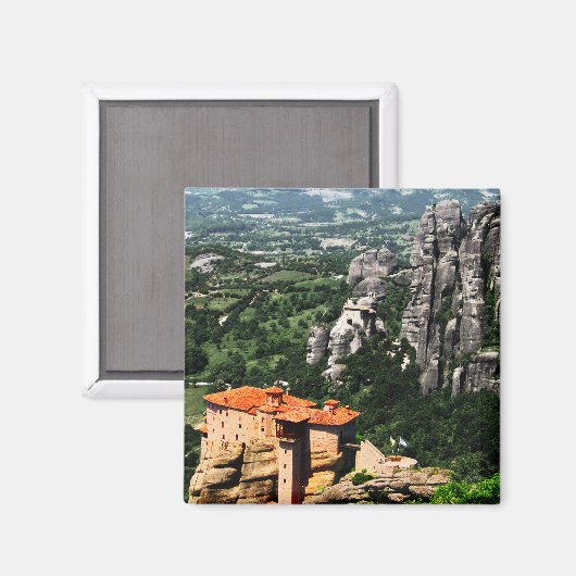 Meteora Griekenland Magneet (Voorkant / Achterkant)