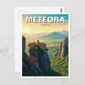 Meteora Griekenland Reizen Briefkaart