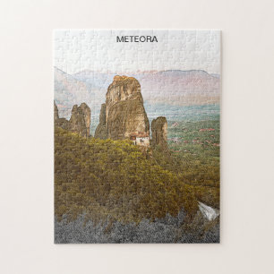 Meteora Griekenland Rock Mountains Reizen Legpuzzel