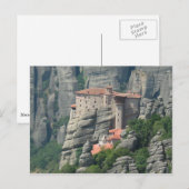 Meteora klooster 1 Briefkaart (Voorkant / Achterkant)