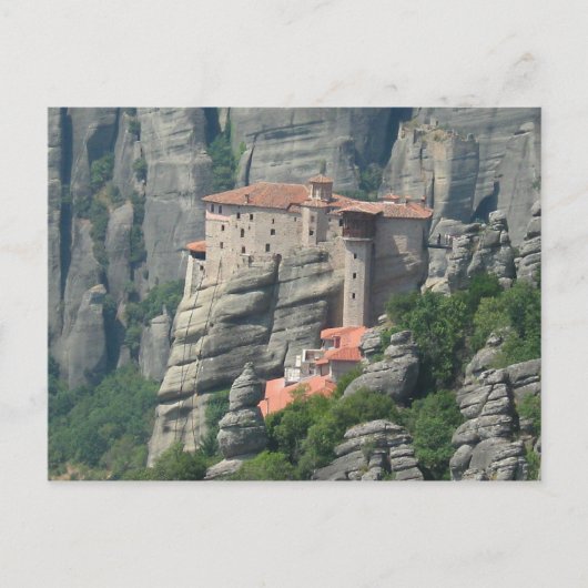 Meteora klooster 1 Briefkaart (Voorkant)