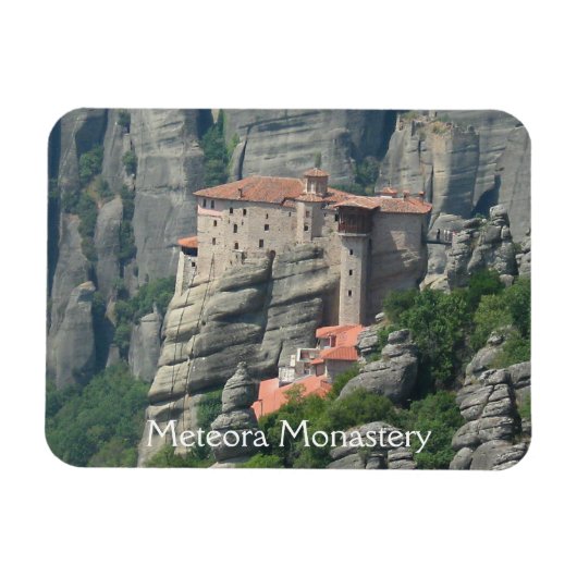 Meteora klooster 1 Magnet Magneet (Horizontaal)