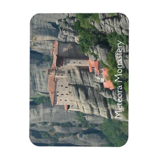 Meteora klooster 1 Magnet Magneet (Verticaal)
