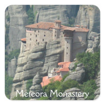 Meteora klooster 1 Sticker