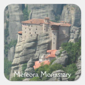 Meteora klooster 1 Sticker (Voorkant)