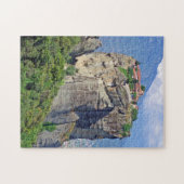 Meteora klooster uitzicht puzzel (Horizontaal)