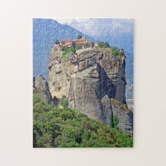 Meteora klooster uitzicht puzzel (Verticaal)