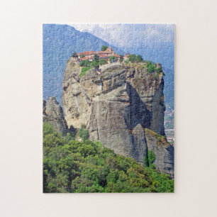 Meteora klooster uitzicht puzzel legpuzzel
