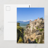 Meteora kloosters, Griekenland Briefkaart (Voorkant / Achterkant)
