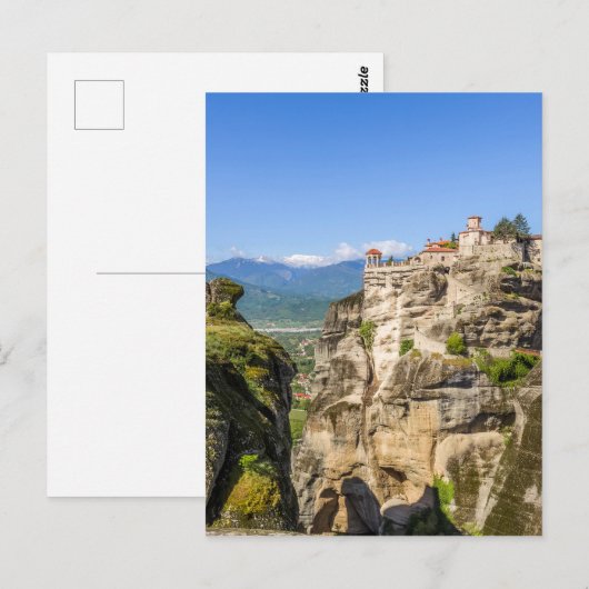 Meteora kloosters, Griekenland Briefkaart (Voorkant / Achterkant)