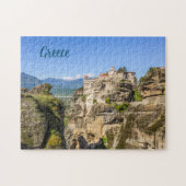 Meteora kloosters, Griekenland Jigzaag Puzzle Legpuzzel (Horizontaal)