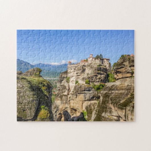 Meteora kloosters, Griekenland Legpuzzel (Horizontaal)