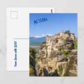 Meteora kloosters, Grieks Briefkaart (Voorkant / Achterkant)