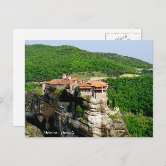 Meteora - Thessalië Briefkaart (Voorkant / Achterkant)