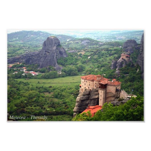 Meteora - Thessalië Foto Afdruk (Voorkant)