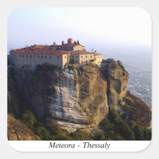 Meteora - Thessalië Vierkante Sticker (Voorkant)