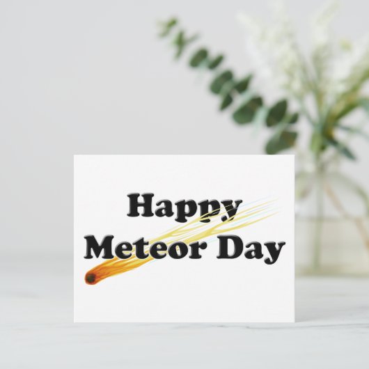 Meteordag Briefkaart (Staand voorkant)