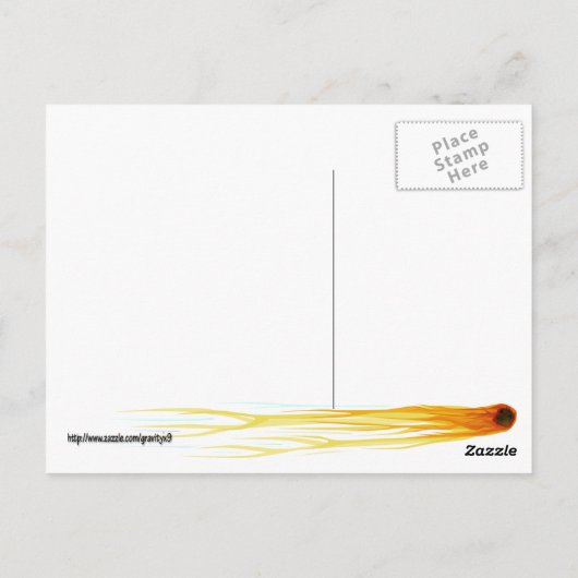 Meteordag Briefkaart (Achterkant)