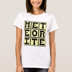 Meteoriet, ruimtepuin t-shirt