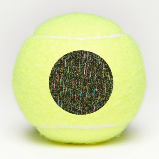 meteorietregen tennisballen (Voorkant)