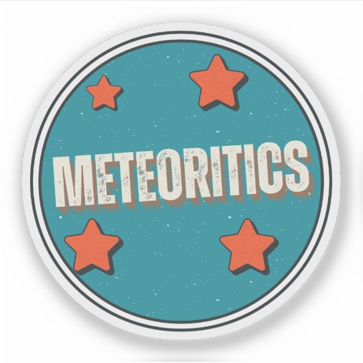 Meteoritica Sticker (Voorkant)