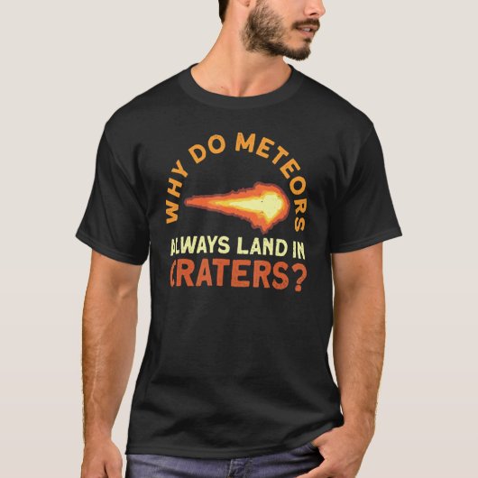 Meteoroïde Watersparty Meteoroïde Meteor Watch D T-shirt (Voorkant)
