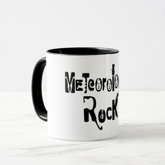 Meteorologen Rock Mok (Voorkant links)