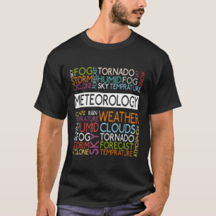 Meteorologie andere woorden Weer Meteoroloog T-shirt