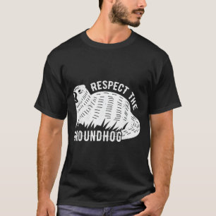 Meteorologie Grappig Respecteer De Groundhog Day V T-shirt
