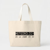 Meteorologie Grote Tote Bag (Voorkant)