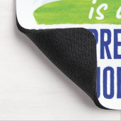 Meteorologie is een hogedrukbaan weerman muismat (Hoek)