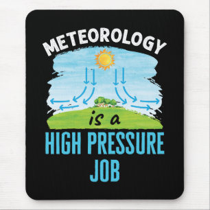 Meteorologie is een hoogdrukbaan Weer Muismat