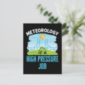 Meteorologie is een hoogdrukweer briefkaart (Staand voorkant)
