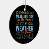 Meteorologie is het naamweer het spel keramisch ornament (Rechts)