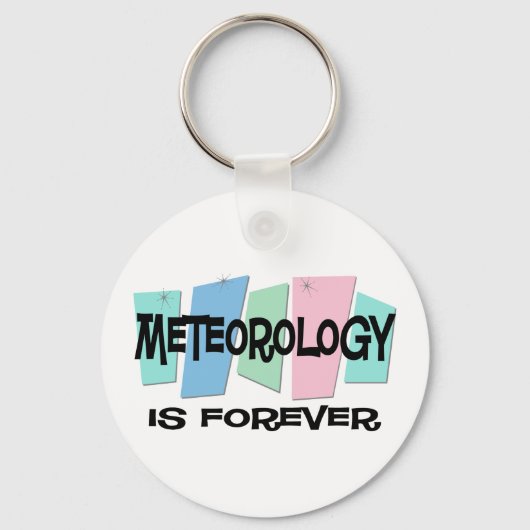 Meteorologie is nooit bekend sleutelhanger (Voorkant)
