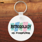 Meteorologie is nooit bekend sleutelhanger (Voorkant)