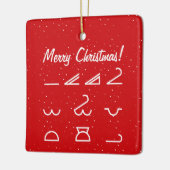 Meteorologie Keramisch Ornament (Links)