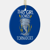 Meteorologie Kinder Storm Tornado die Storm verjaa Keramisch Ornament (Rechts)