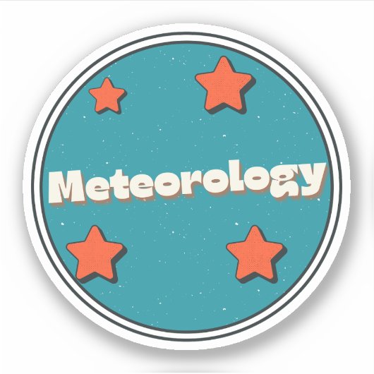 Meteorologie Sticker (Voorkant)