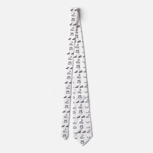 Meteorologie Stropdas (Achterkant)