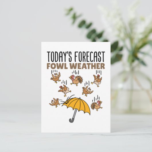 Meteorologie van de voorspelde wervelwind van vand briefkaart (Staand voorkant)