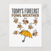 Meteorologie van de voorspelde wervelwind van vand briefkaart (Voorkant)