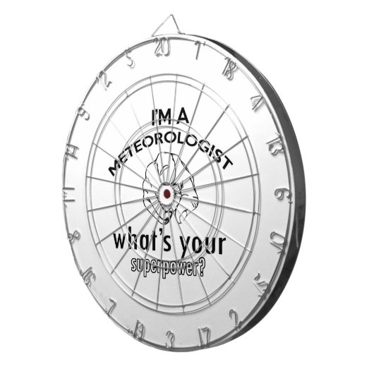 meteorologisch ontwerp dartbord (Voorkant Rechts)