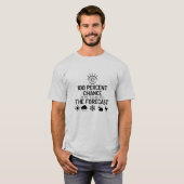 Meteorologische shirt - 100% kans dat ik je vertel (Voorkant volledig)
