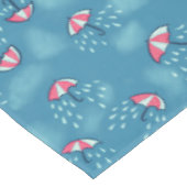 Meteorologische vun regenachtig weer en paraplu's tafelkleed (Gekanteld)